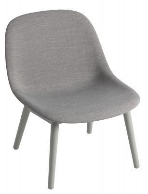 Fiber Lounge Chair Wood Base Chair Muuto